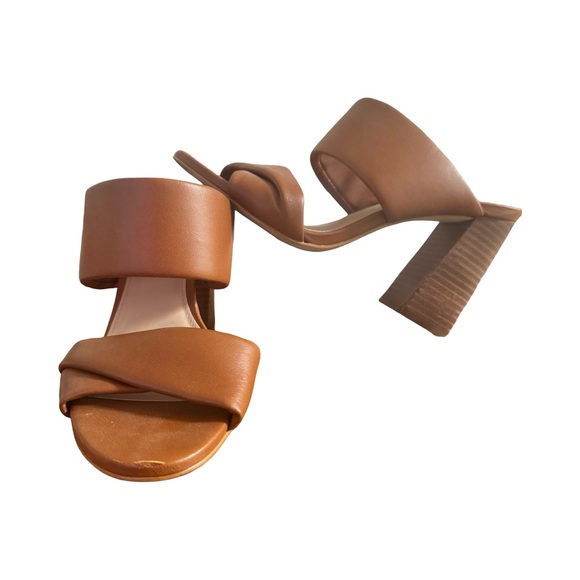 Steve Madden Brown Heeled Sandals - Picture 2 of 6